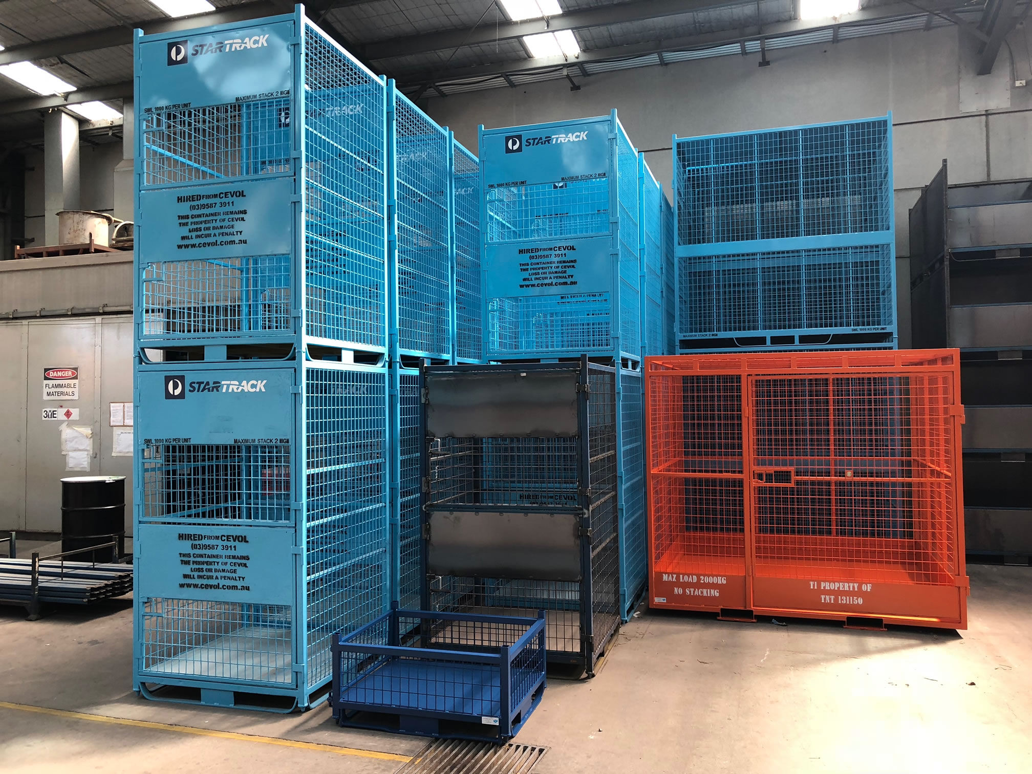 Custom made Steel Wire Cages, commercial grade