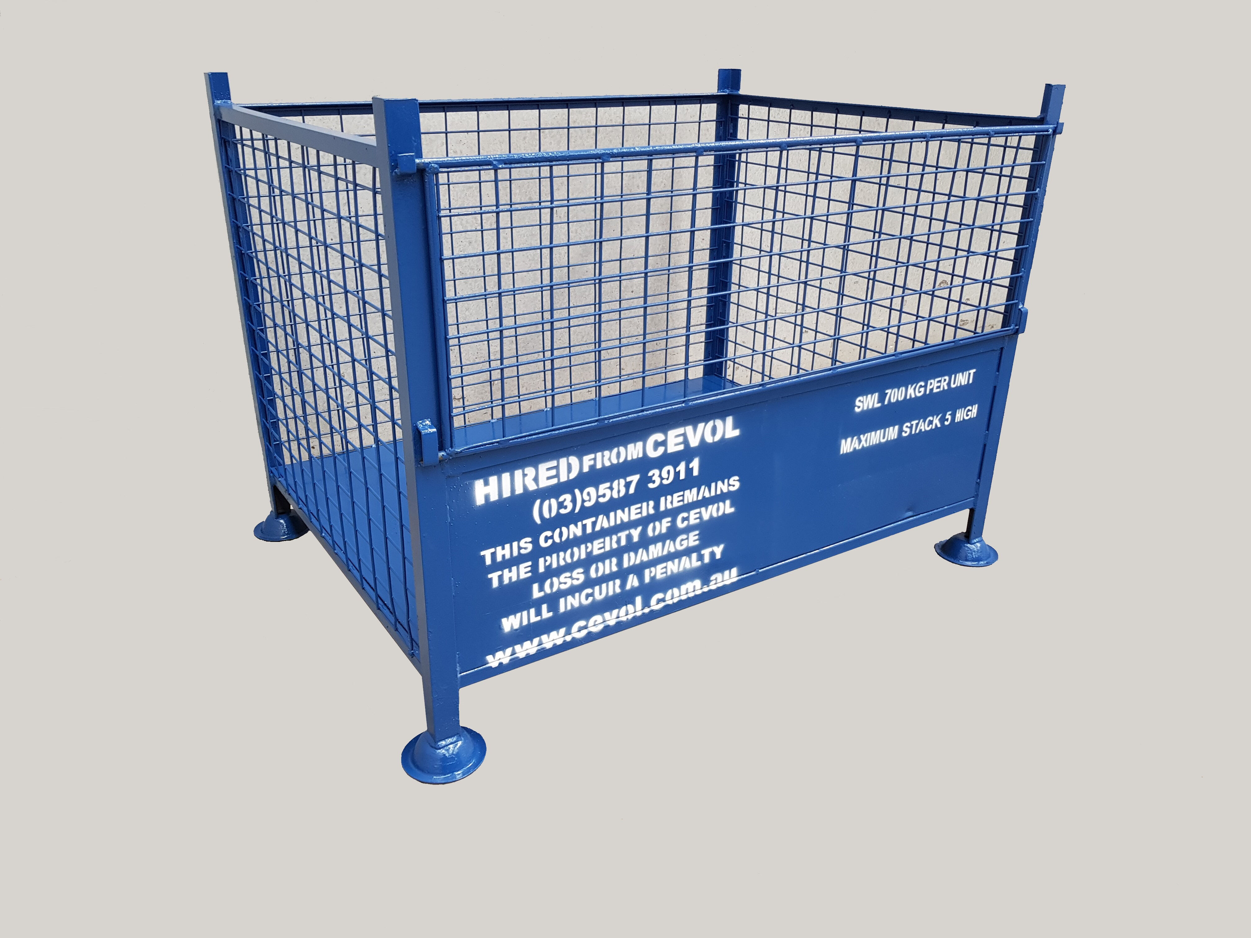 SM.1 - All Mesh Pallet with half drop front gate 