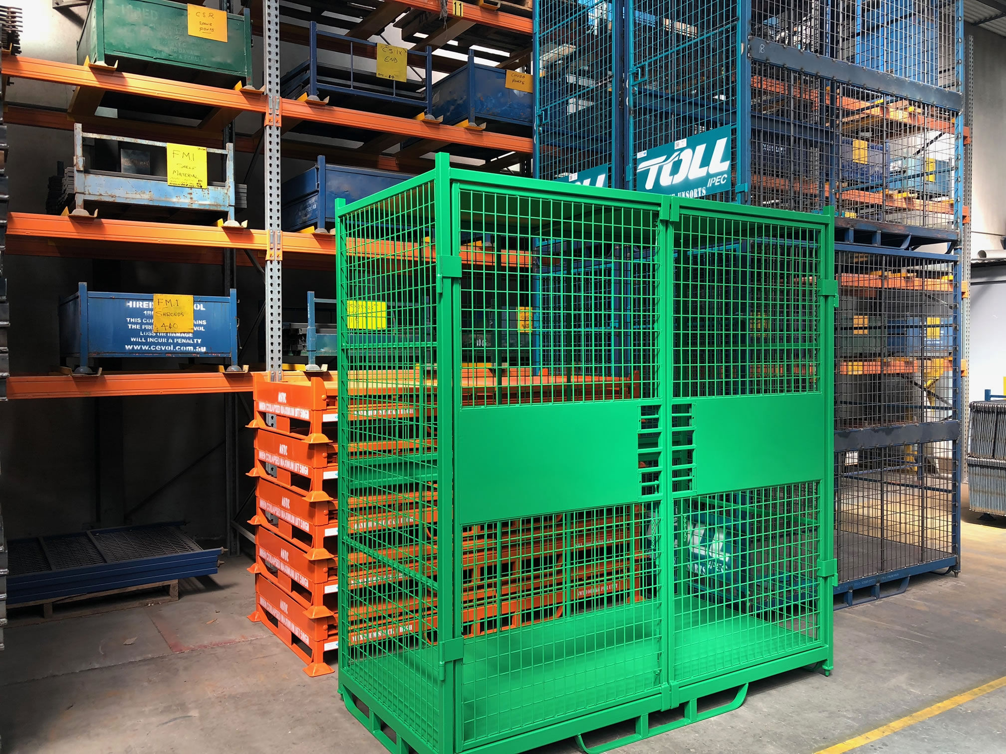 Custom Security Wire Steel Cages for commercial use