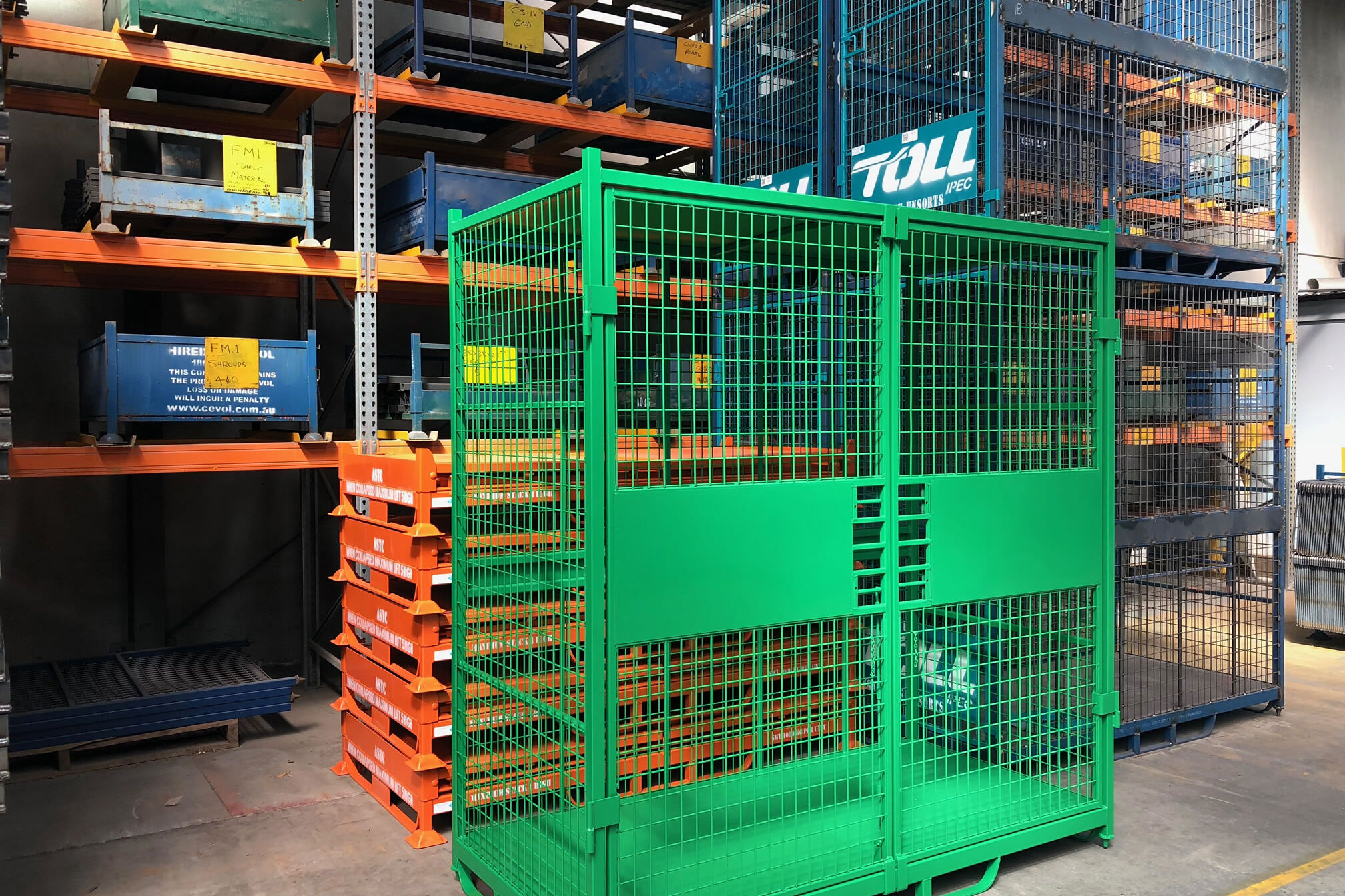 Custom Security Wire Steel Cages for commercial use