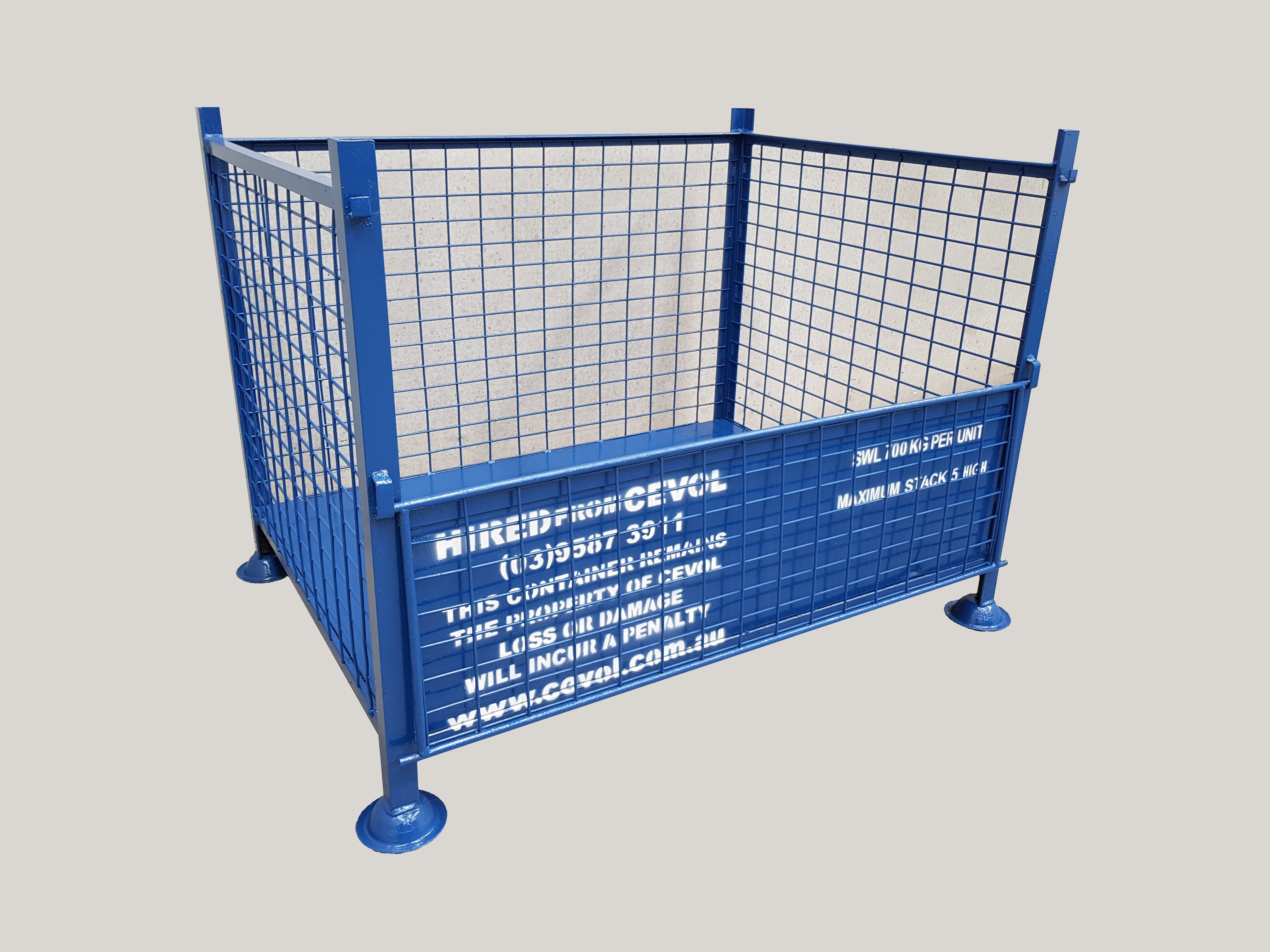 SM.1 - All Mesh Pallet with half drop front gate 
