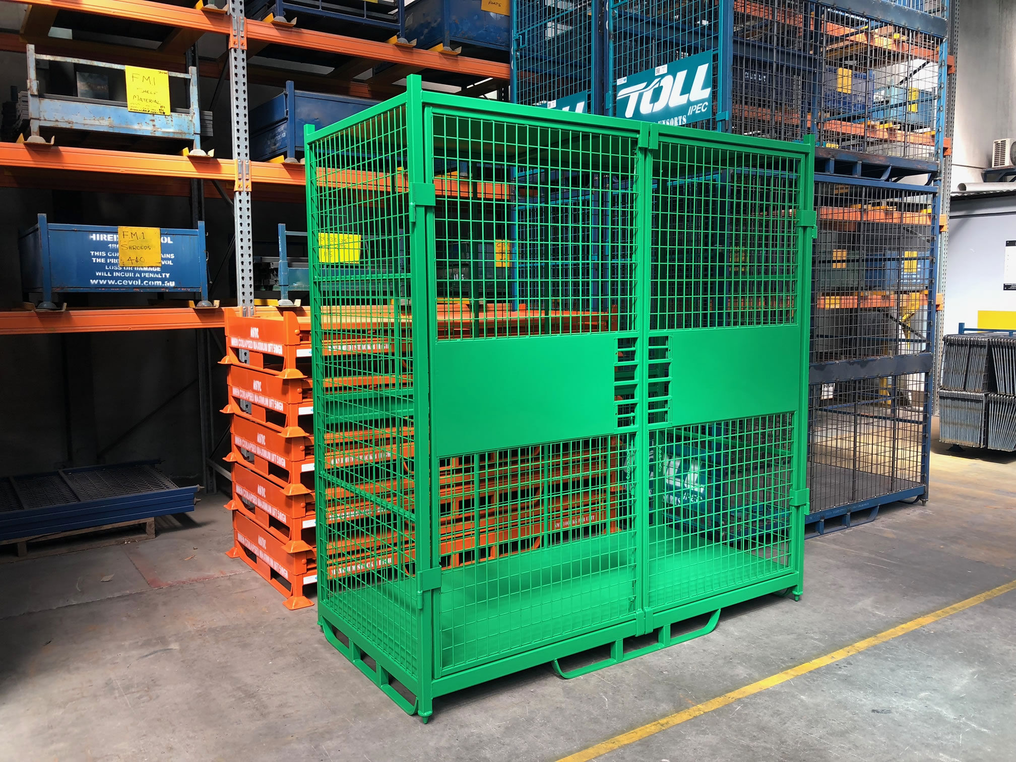 Custom Security Wire Steel Cages for commercial usage