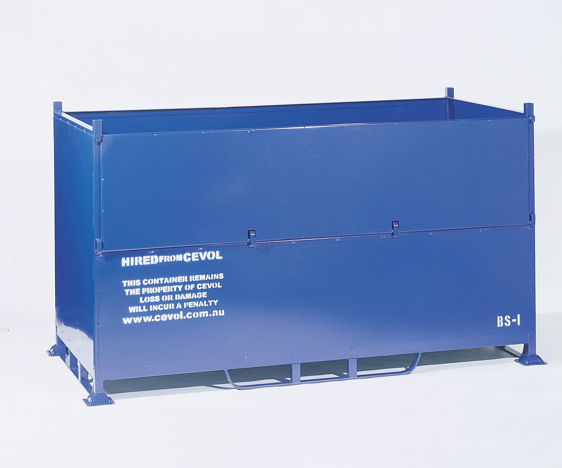 BS-I Bulk Sheet Stillage with half drop gate, Commercial grade